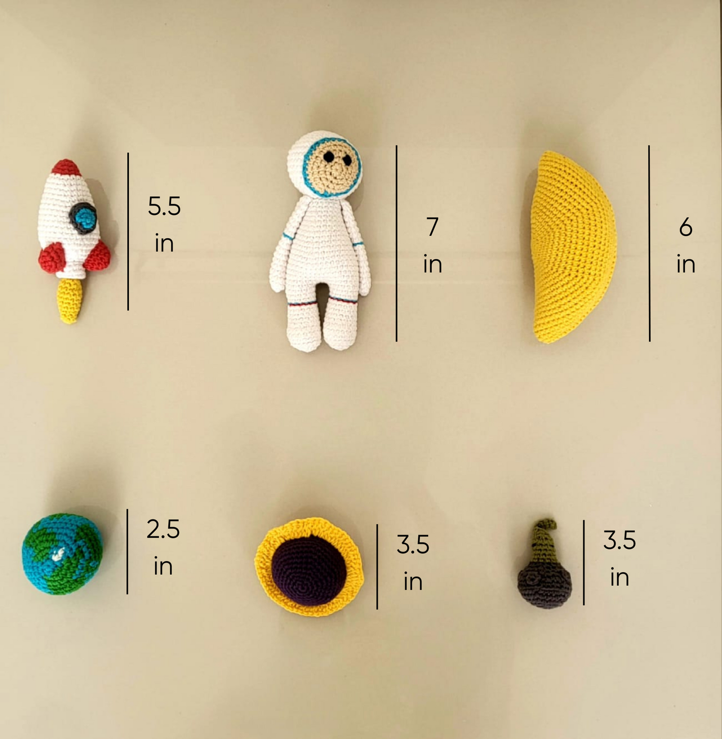 MiniTads Handmade Astronaut Crochet Toys ➕️ MiniTads Planet roller coasters ➕️ MiniTads Solar system Puzzle with flash card ..Space Adventure for Little Dreamers! – Wooden and Crochet Solar System Playset...