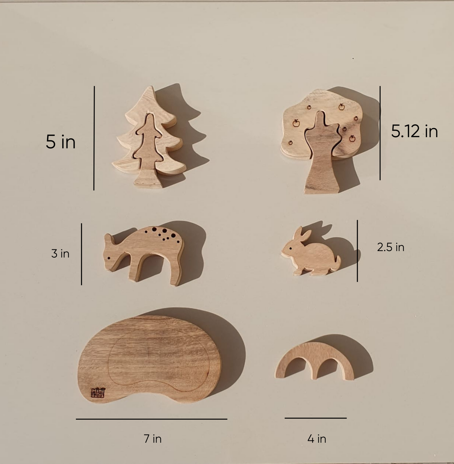 Forest Tree DIY Set – Paint Your Own Wooden Wonderland!