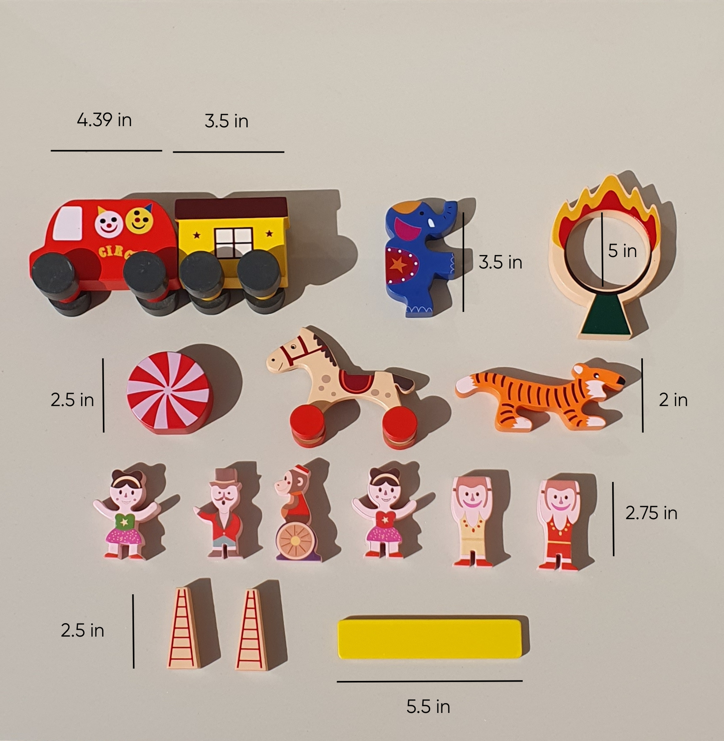 MiniTads Wooden Circus Playset