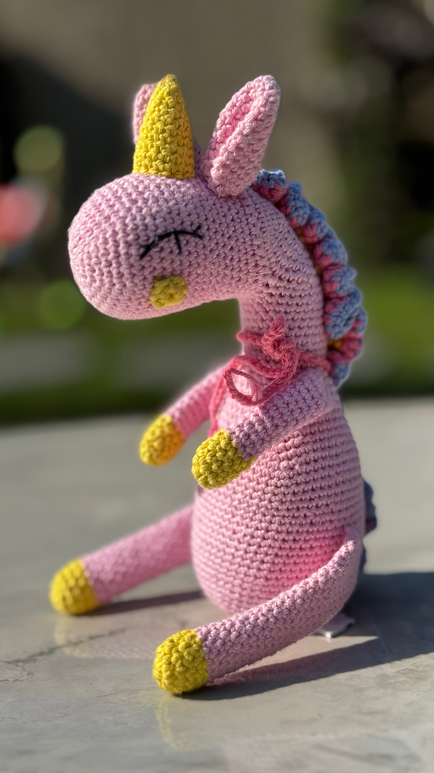MiniTads Handmade Crochet Unicorn – A Whimsical Friend for Your Little One!