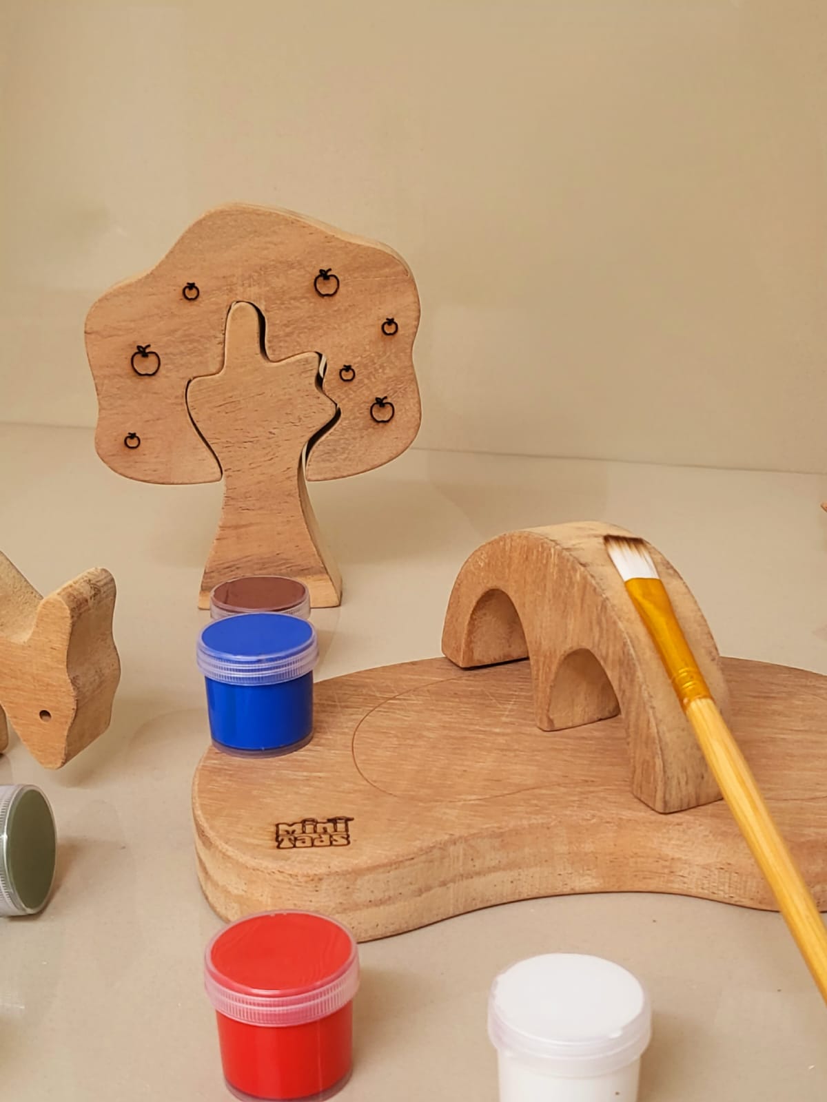 Forest Tree DIY Set – Paint Your Own Wooden Wonderland!