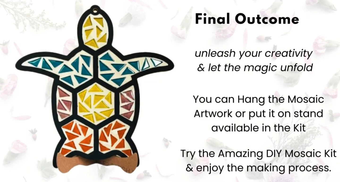 Mosaic Art Car Kit – DIY Creative Fun for Kids & Adults