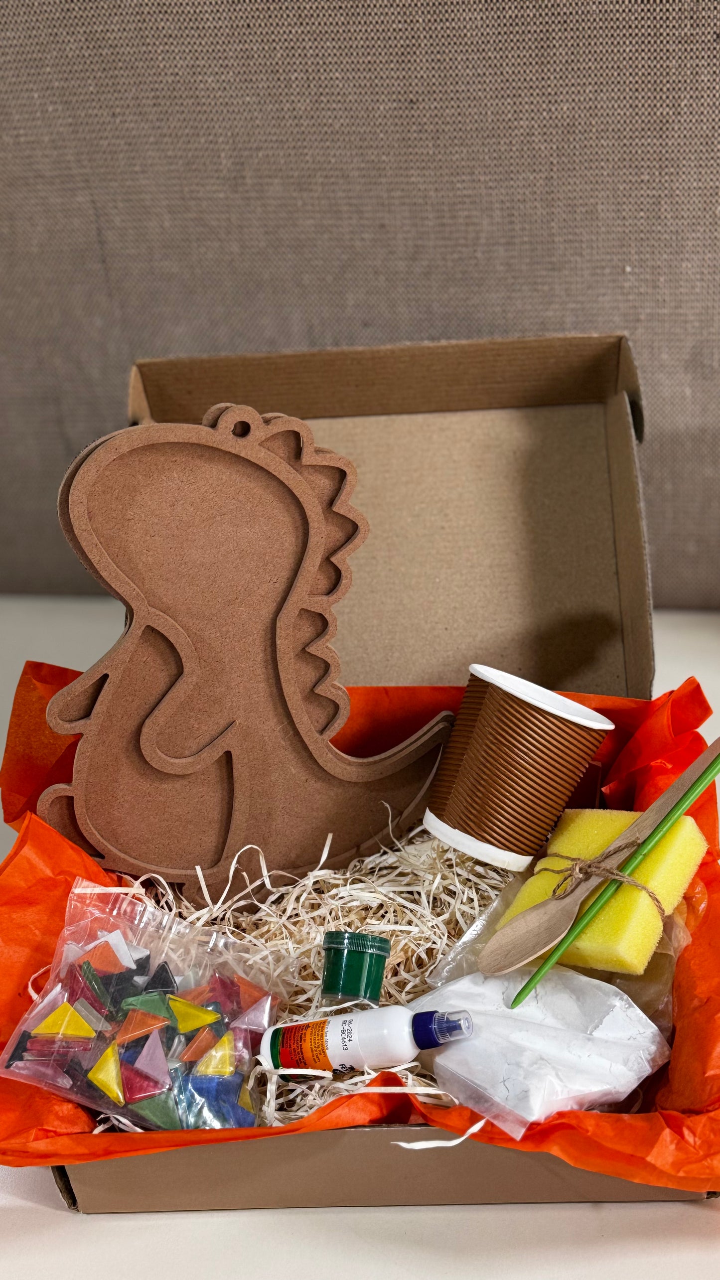 Dinosaur Mosaic Art Kit – Fun DIY Craft for Kids & Adults