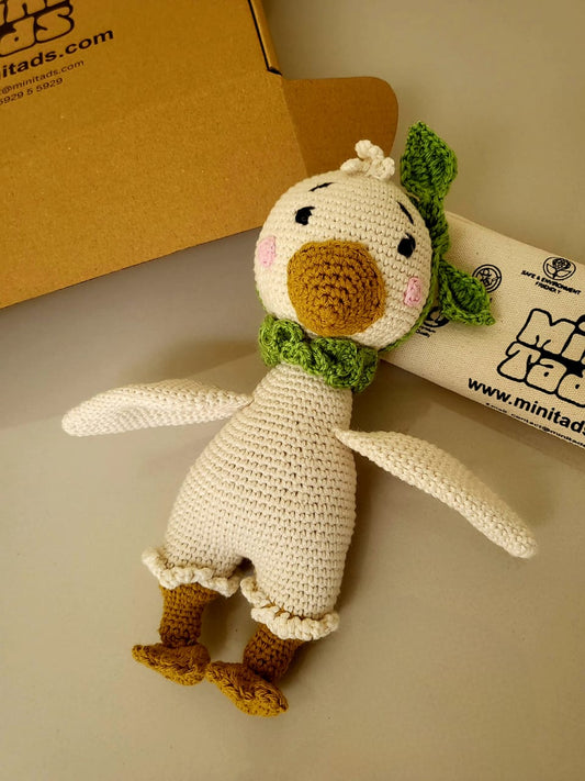 MiniTads Handmade Crochet Duck – A Soft & Adorable Plush Companion!