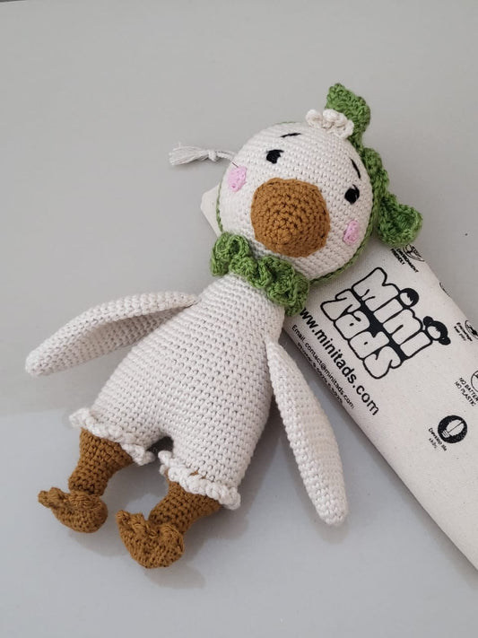 MiniTads Handmade Crochet Duck – A Soft & Adorable Plush Companion!