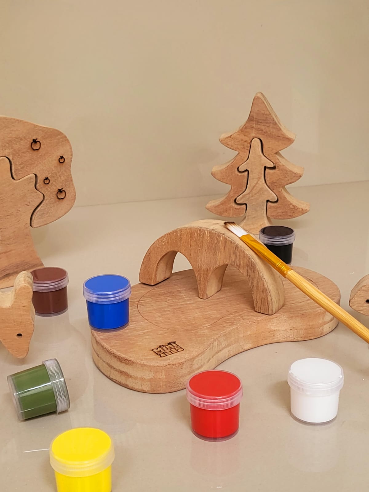 Forest Tree DIY Set – Paint Your Own Wooden Wonderland!
