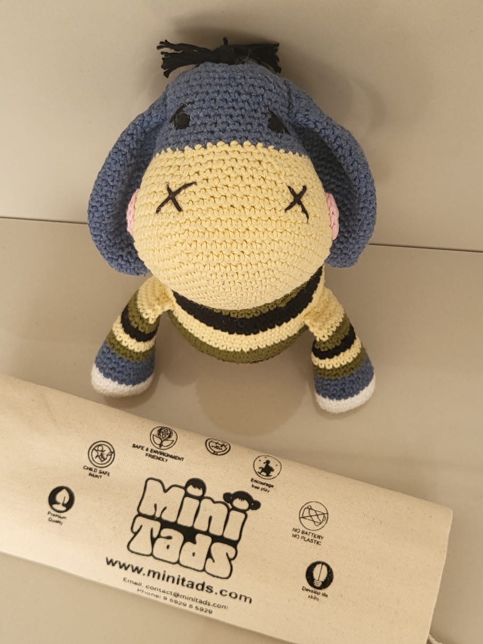MiniTads Handmade Crochet Hippo – The Cuddliest Friend for Your Little One!