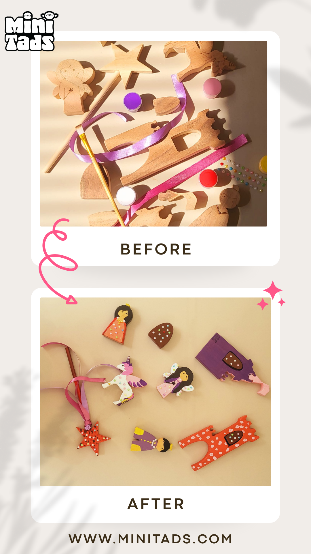 Castle DIY Set ➕️ Fairy Unicorn Wand DIY Set – Let the magic begin! Create Your Own Royal Kingdom!