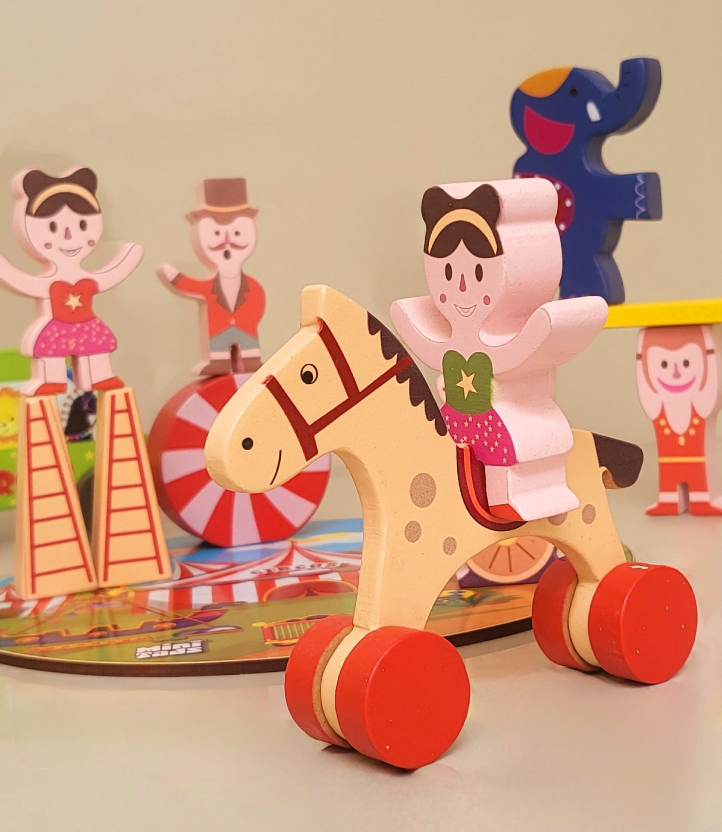 MiniTads Wooden Circus Playset