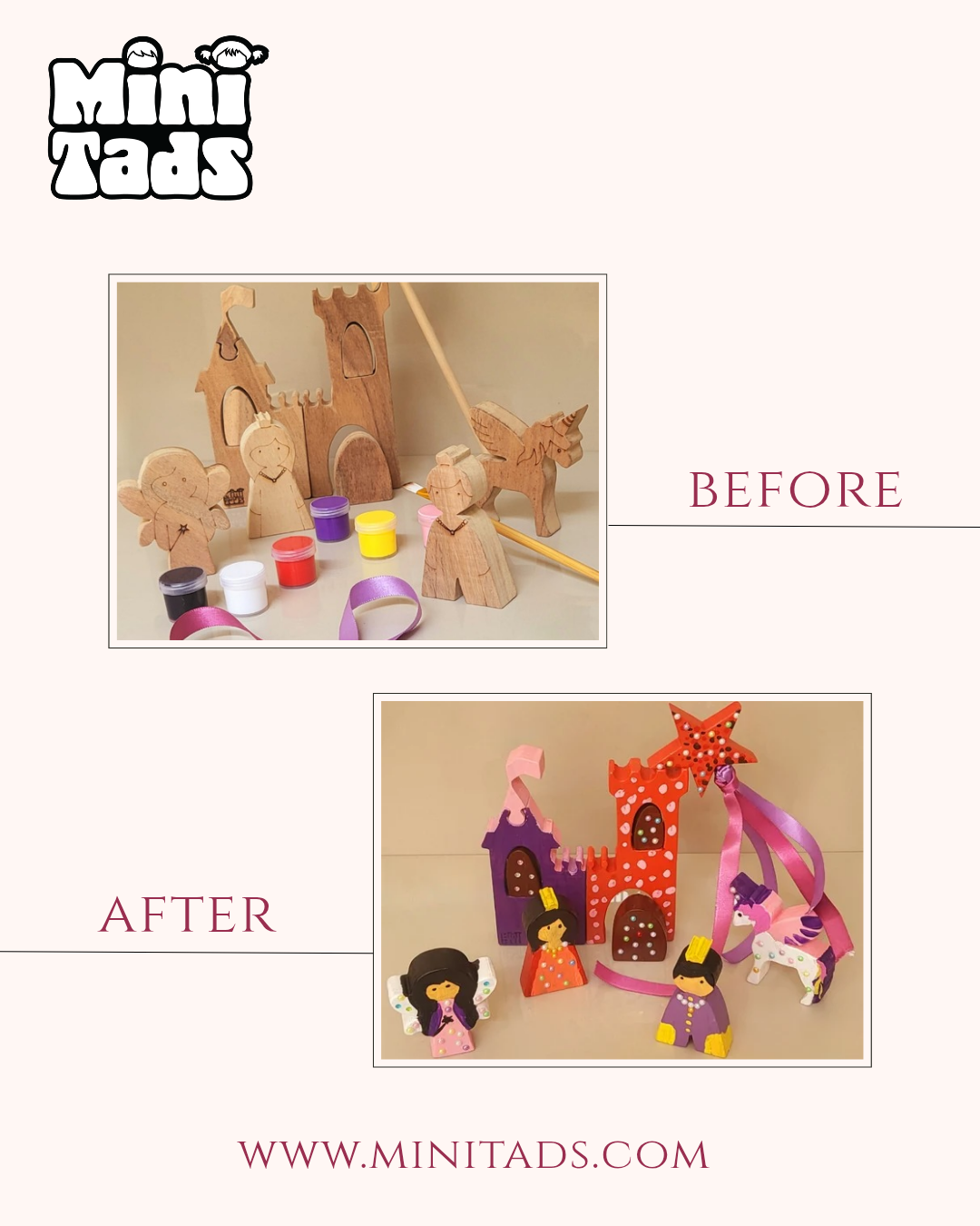 Castle DIY Set ➕️ Fairy Unicorn Wand DIY Set – Let the magic begin! Create Your Own Royal Kingdom!