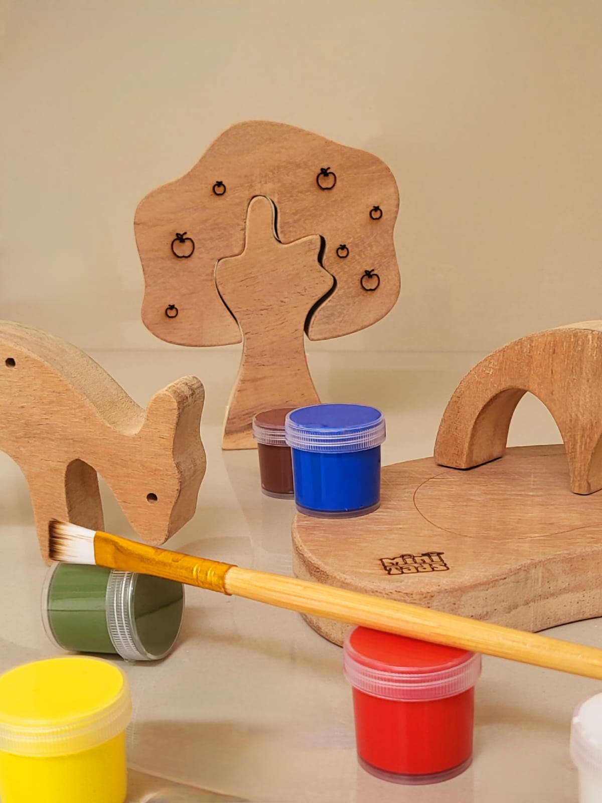 Forest Tree DIY Set – Paint Your Own Wooden Wonderland!