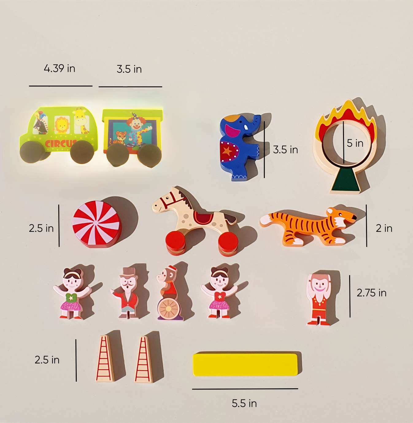 MiniTads Wooden Circus Playset