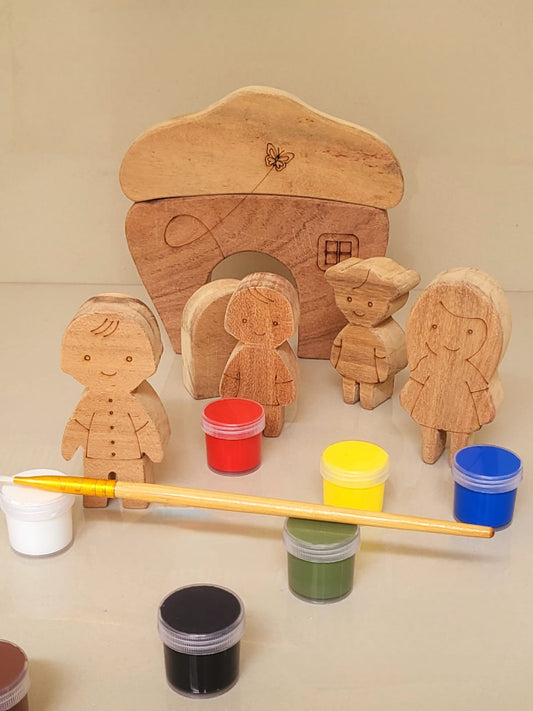MiniTads DIY Family Playset – Paint, Create & Play!