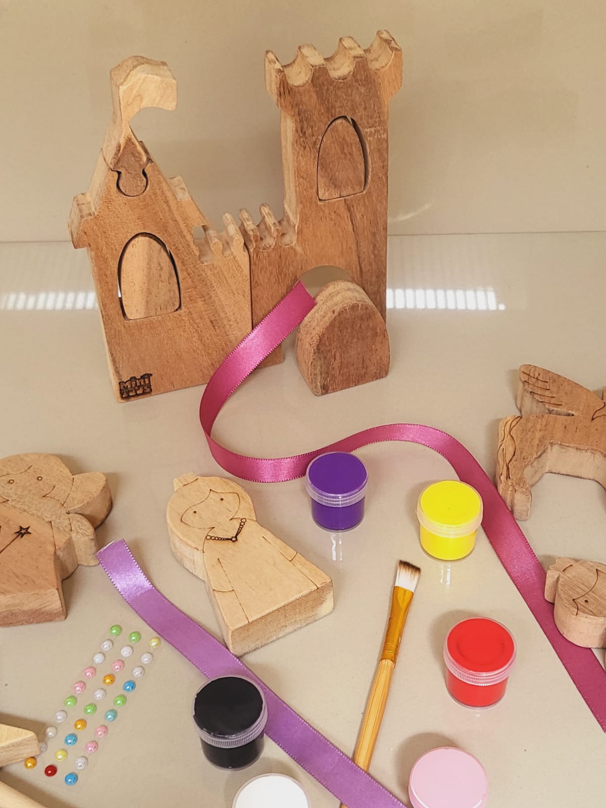 Castle DIY Set ➕️ Fairy Unicorn Wand DIY Set – Let the magic begin! Create Your Own Royal Kingdom!