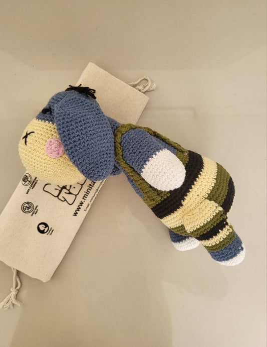 MiniTads Handmade Crochet Hippo – The Cuddliest Friend for Your Little One!