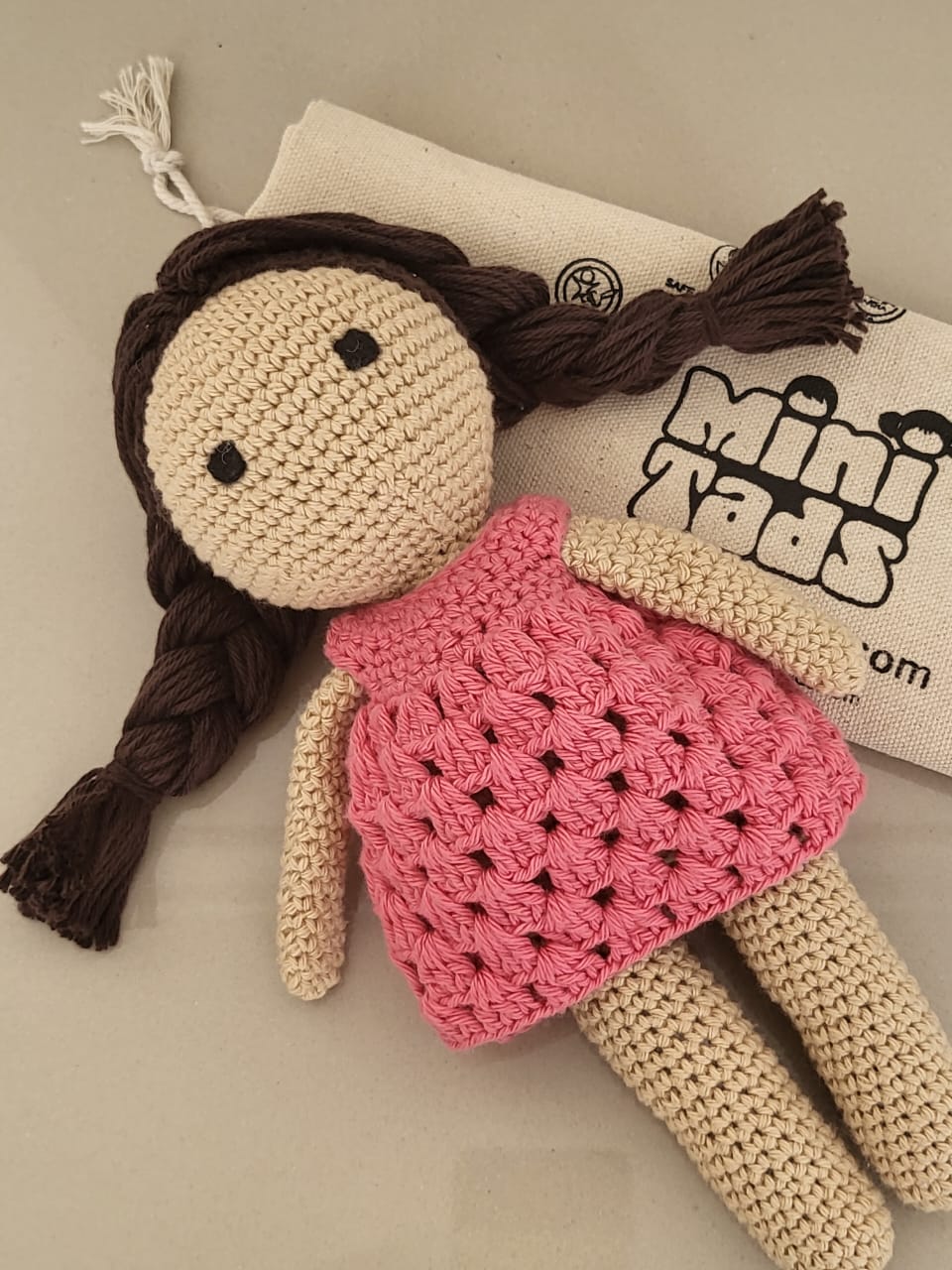 MiniTads Handmade Crochet Doll – A Cozy, Timeless Companion