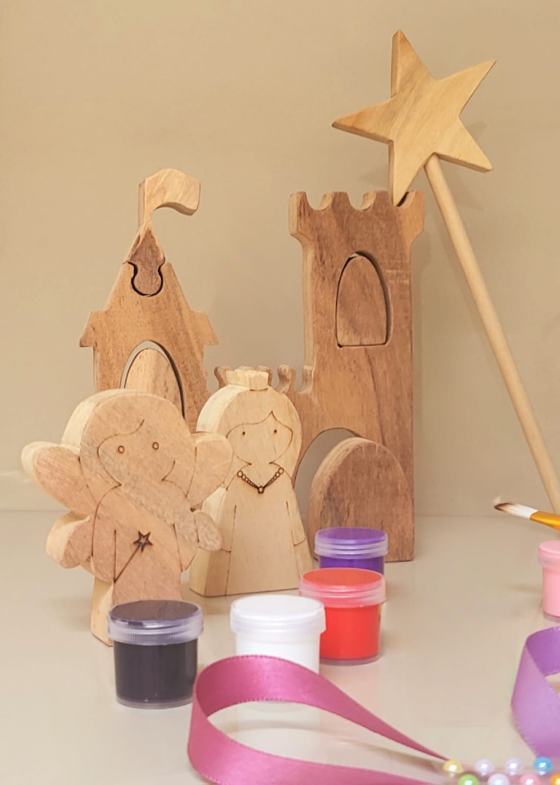 Castle DIY Set ➕️ Fairy Unicorn Wand DIY Set – Let the magic begin! Create Your Own Royal Kingdom!
