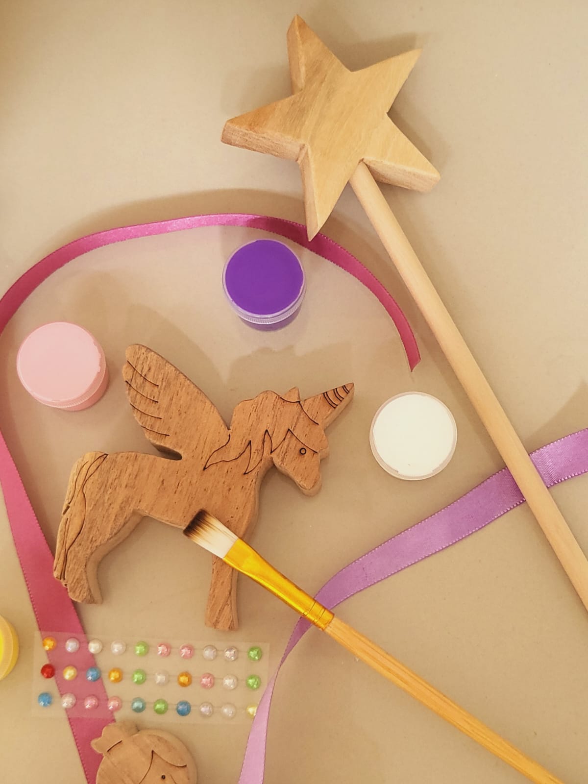 Castle DIY Set ➕️ Fairy Unicorn Wand DIY Set – Let the magic begin! Create Your Own Royal Kingdom!