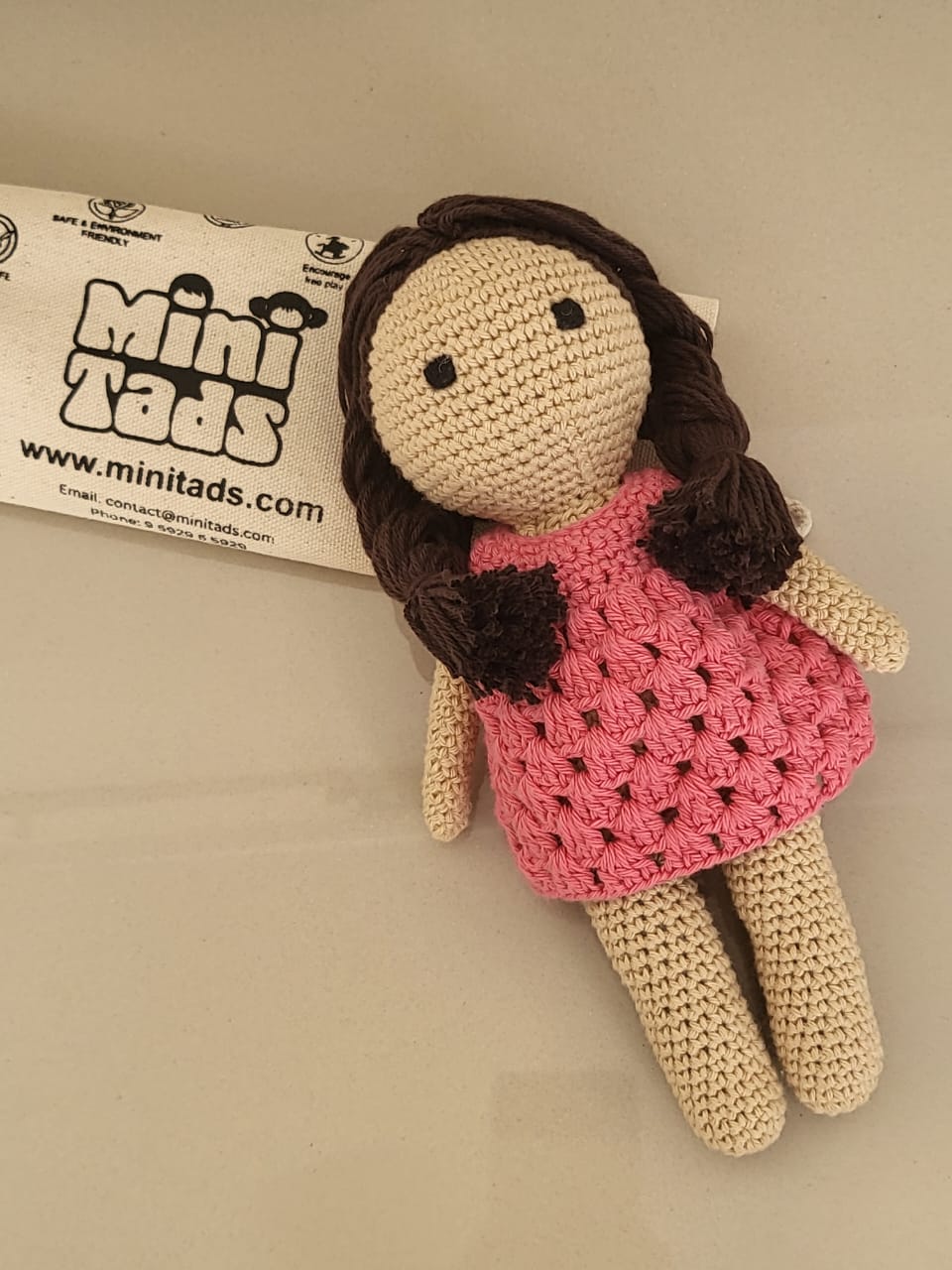 MiniTads Handmade Crochet Doll – A Cozy, Timeless Companion